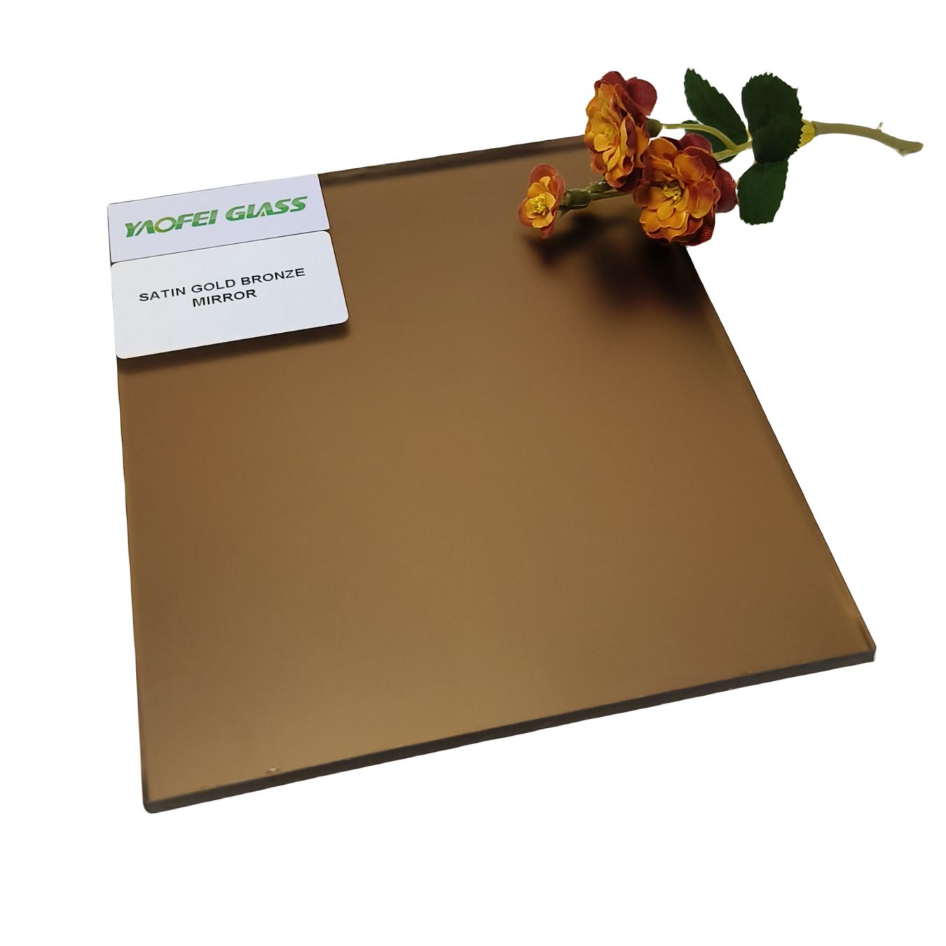 SATIN GOLD BRONZE MIRROR
