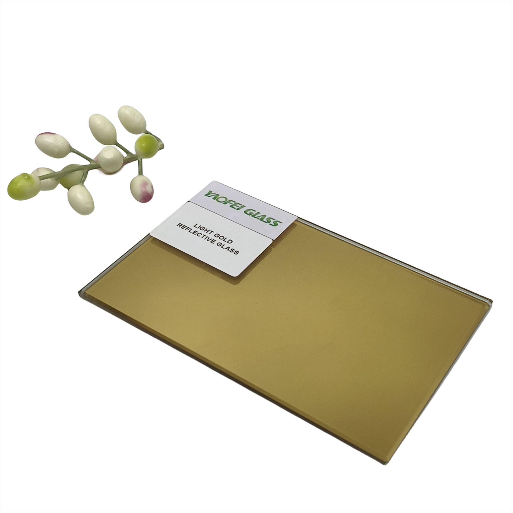 LIGHT GOLD REFLECTIVE GLASS